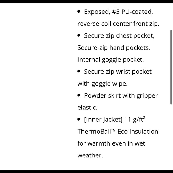 New The North Face Thermoball Eco Triclimate  Jacket Aviator Navy/Monterey Blue - Picture 16 of 16